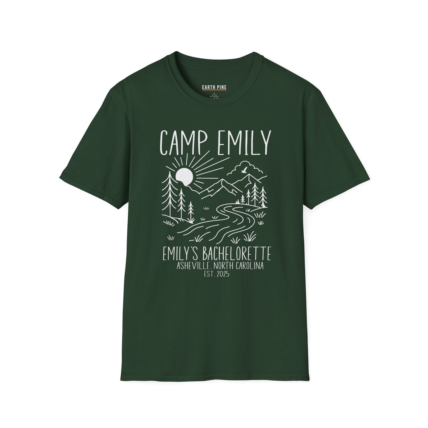 Personalized Bachelorette Camp T-Shirt
