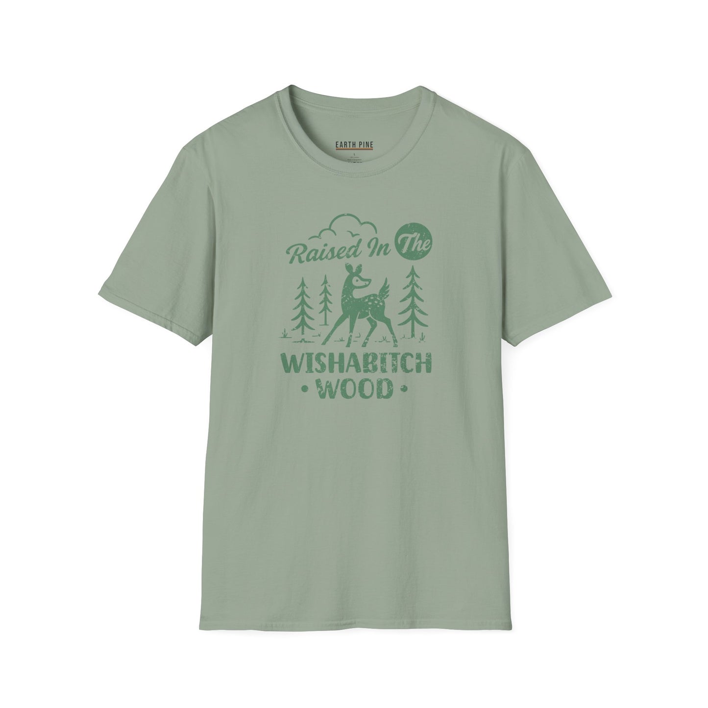 Raised in the Wishabitch Wood T-Shirt
