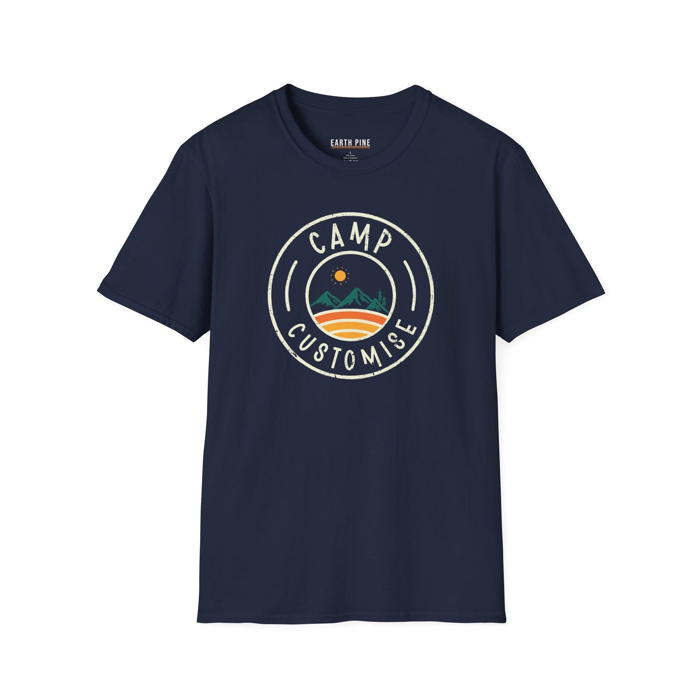 Custom Camping Logo T-Shirt
