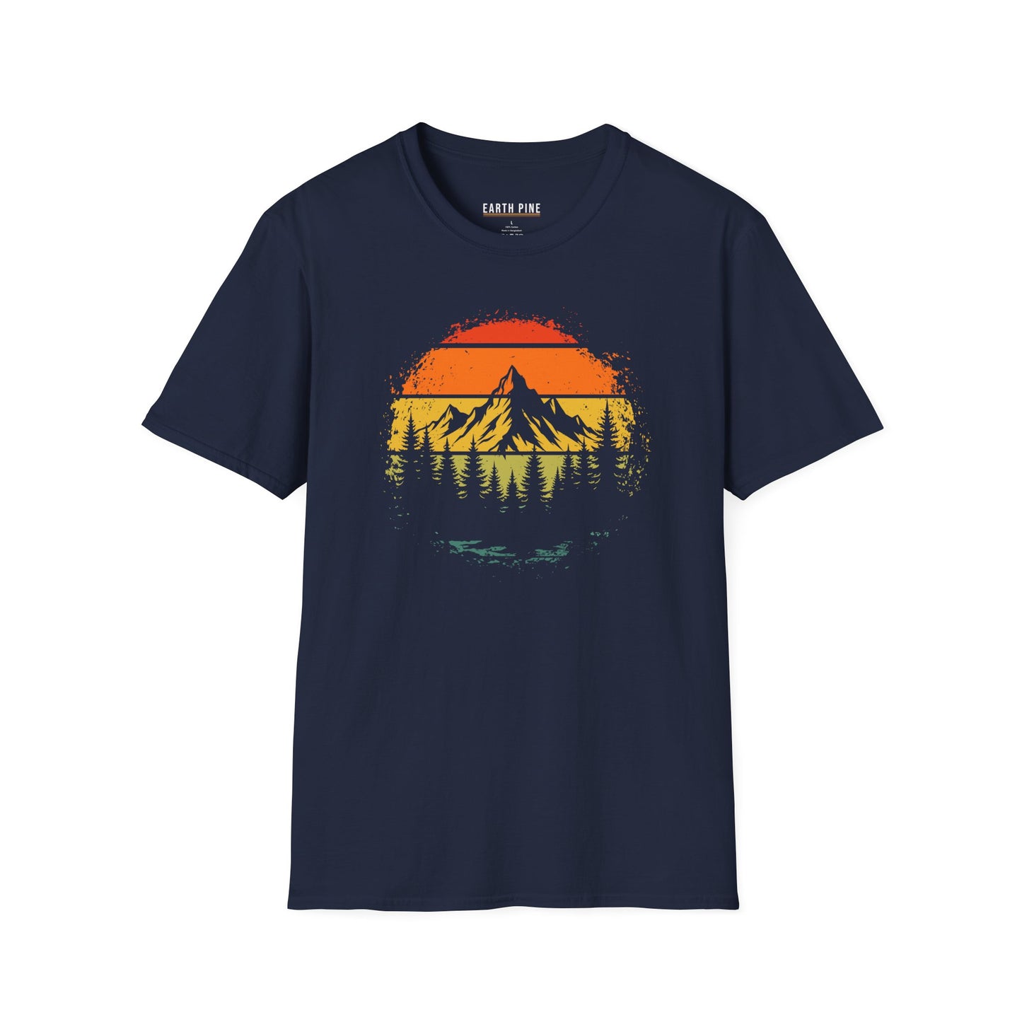 Retro Sunset Mountain T-Shirt