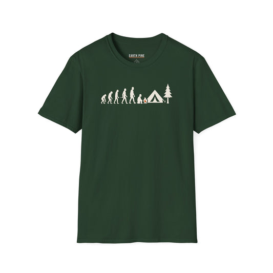 Evolution of Camping T-Shirt