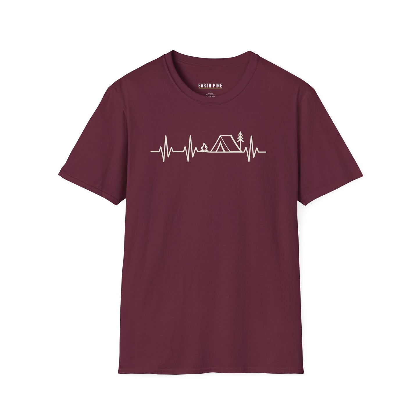 Camping is My Heartbeat T-Shirt