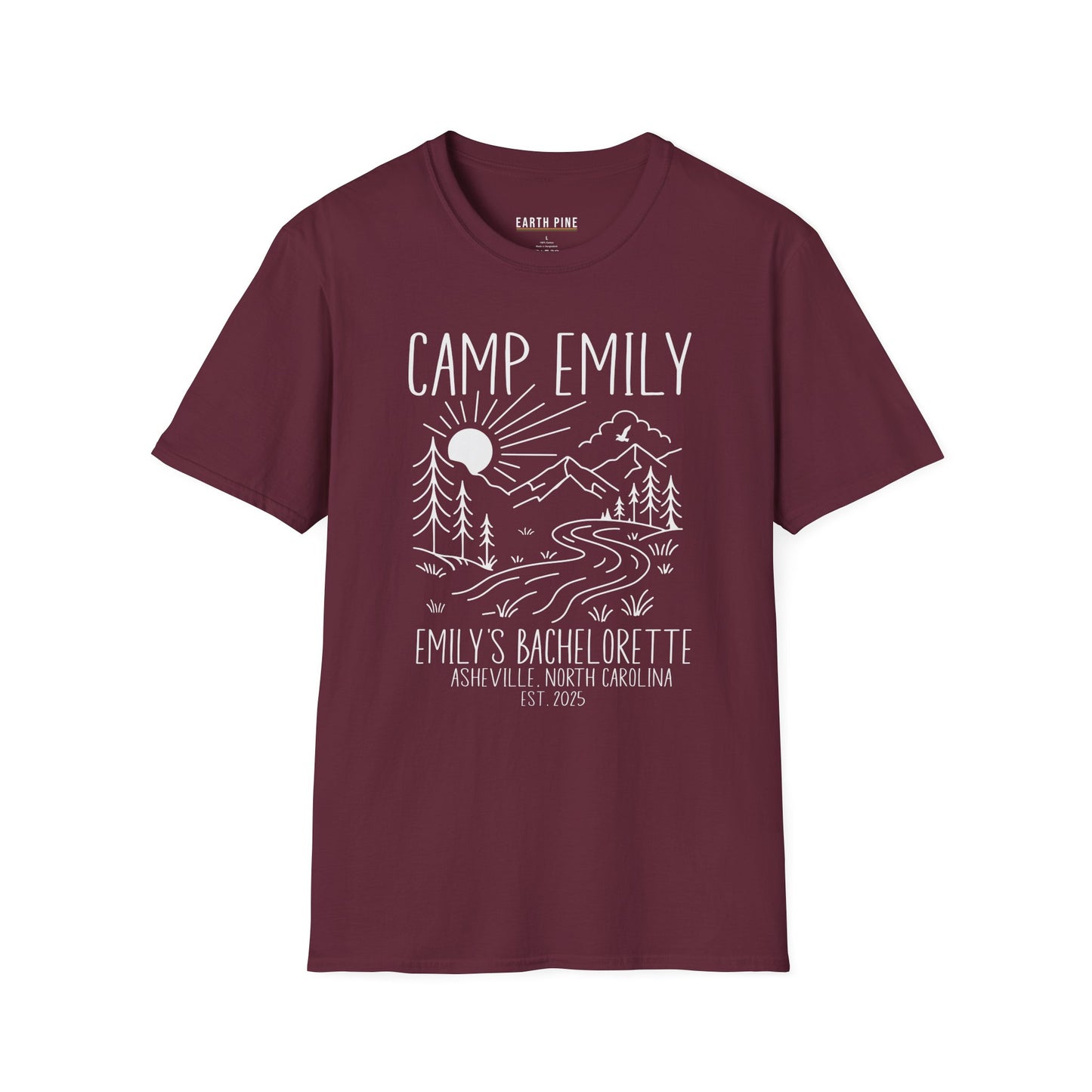 Personalized Bachelorette Camp T-Shirt