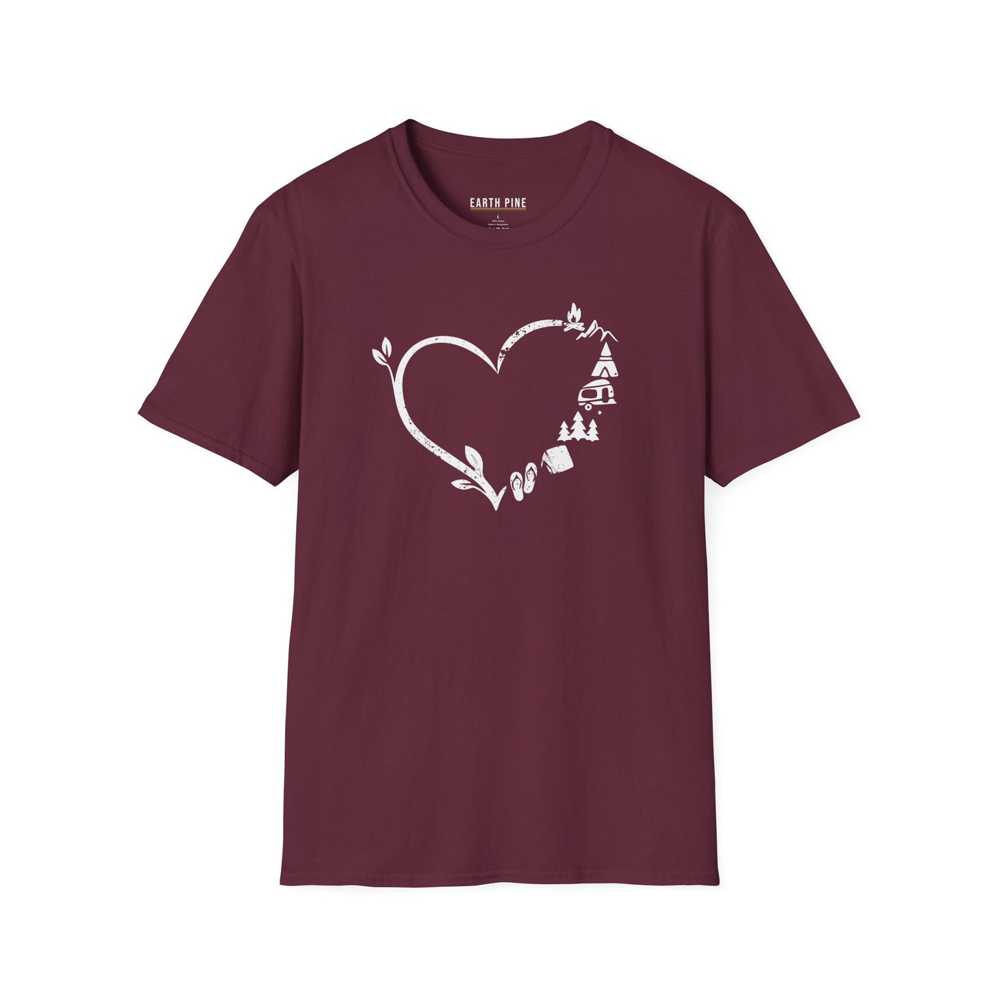 Camping Heart T-Shirt