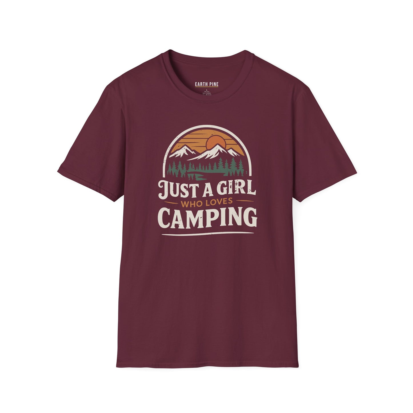 Just a Girl Who Loves Camping T-Shirt