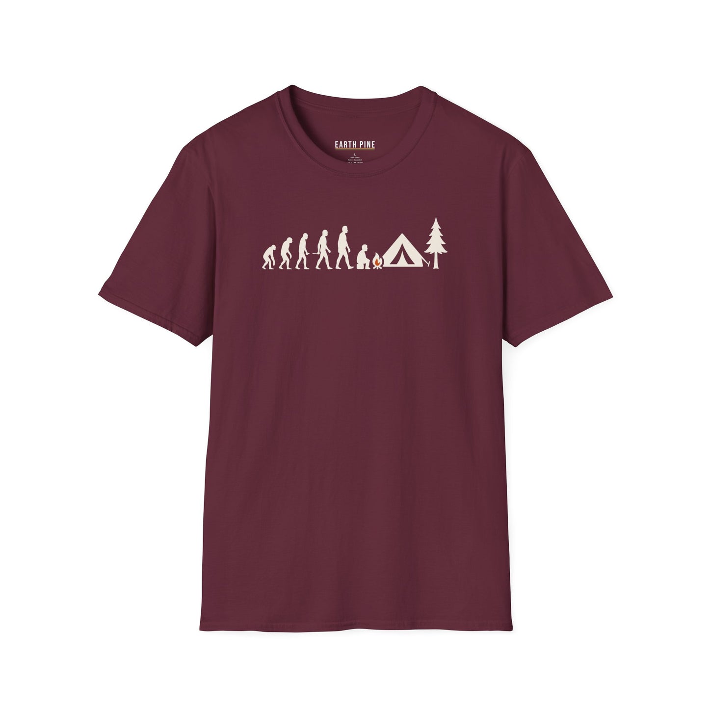 Evolution of Camping T-Shirt
