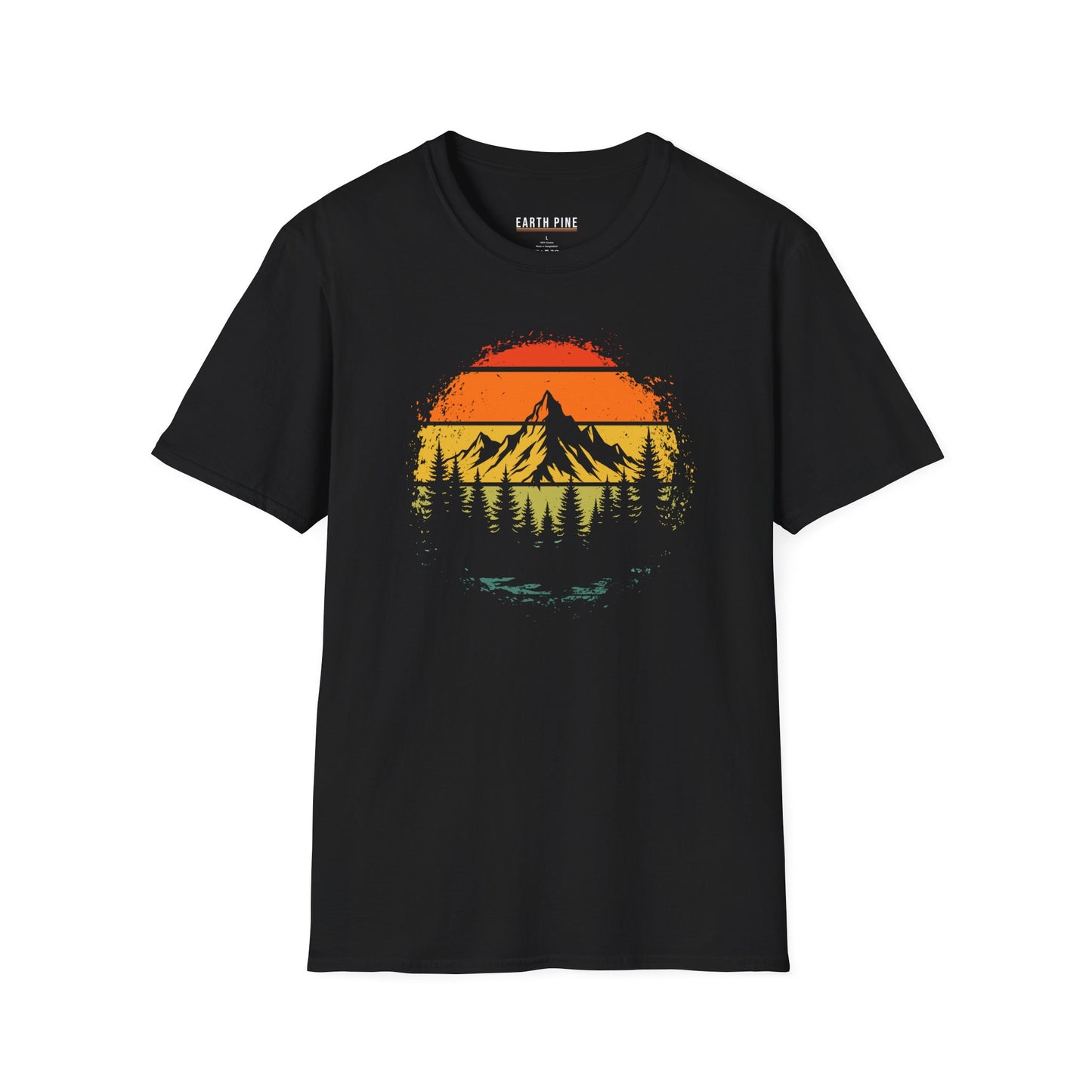 Retro Sunset Mountain T-Shirt