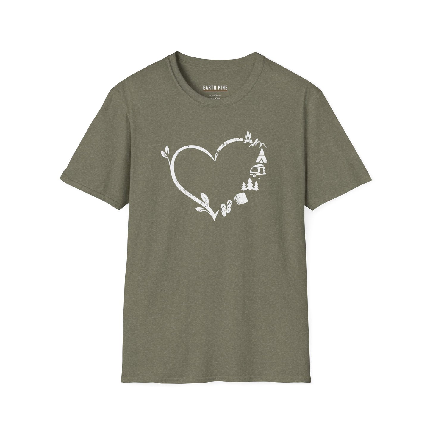 Camping Heart T-Shirt