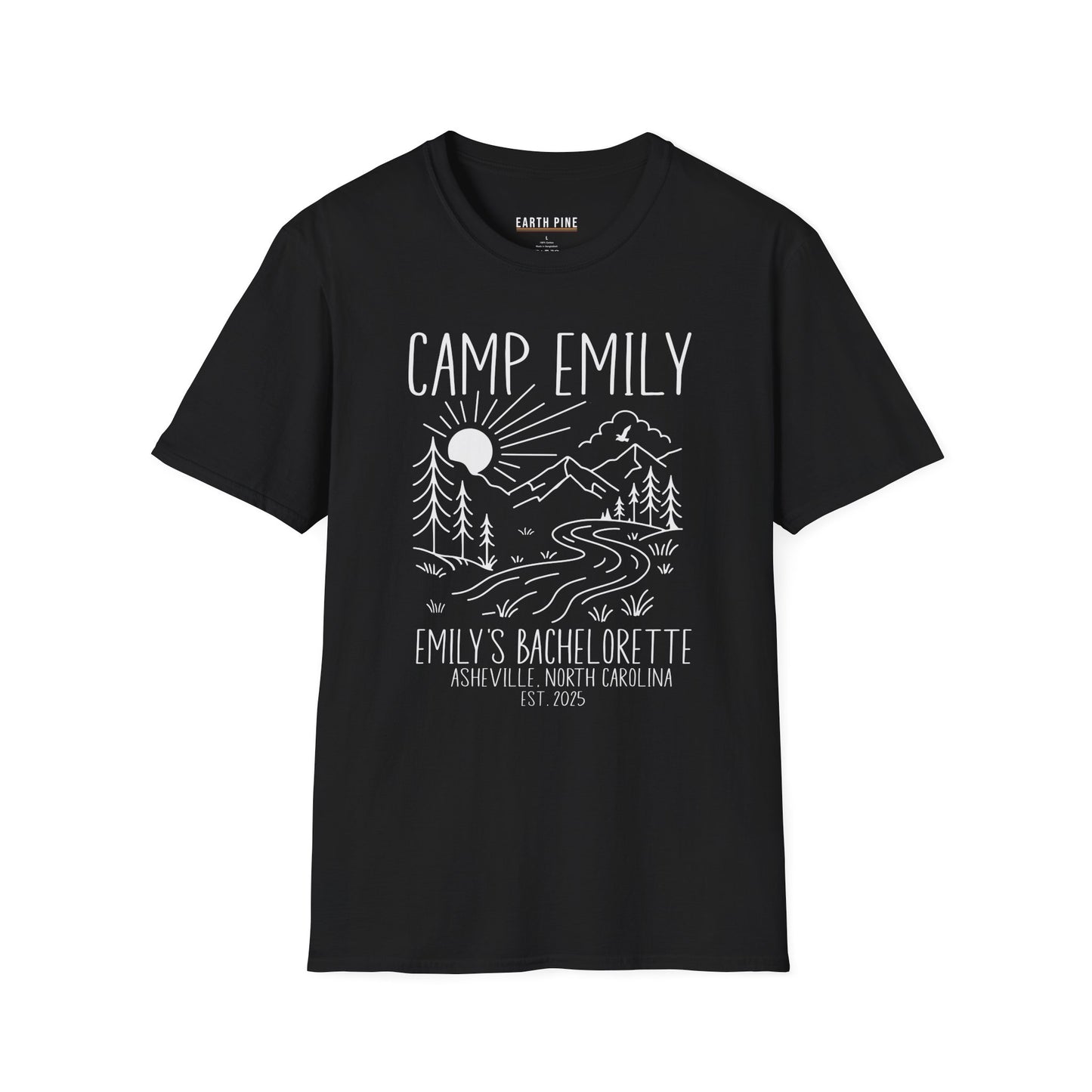 Personalized Bachelorette Camp T-Shirt