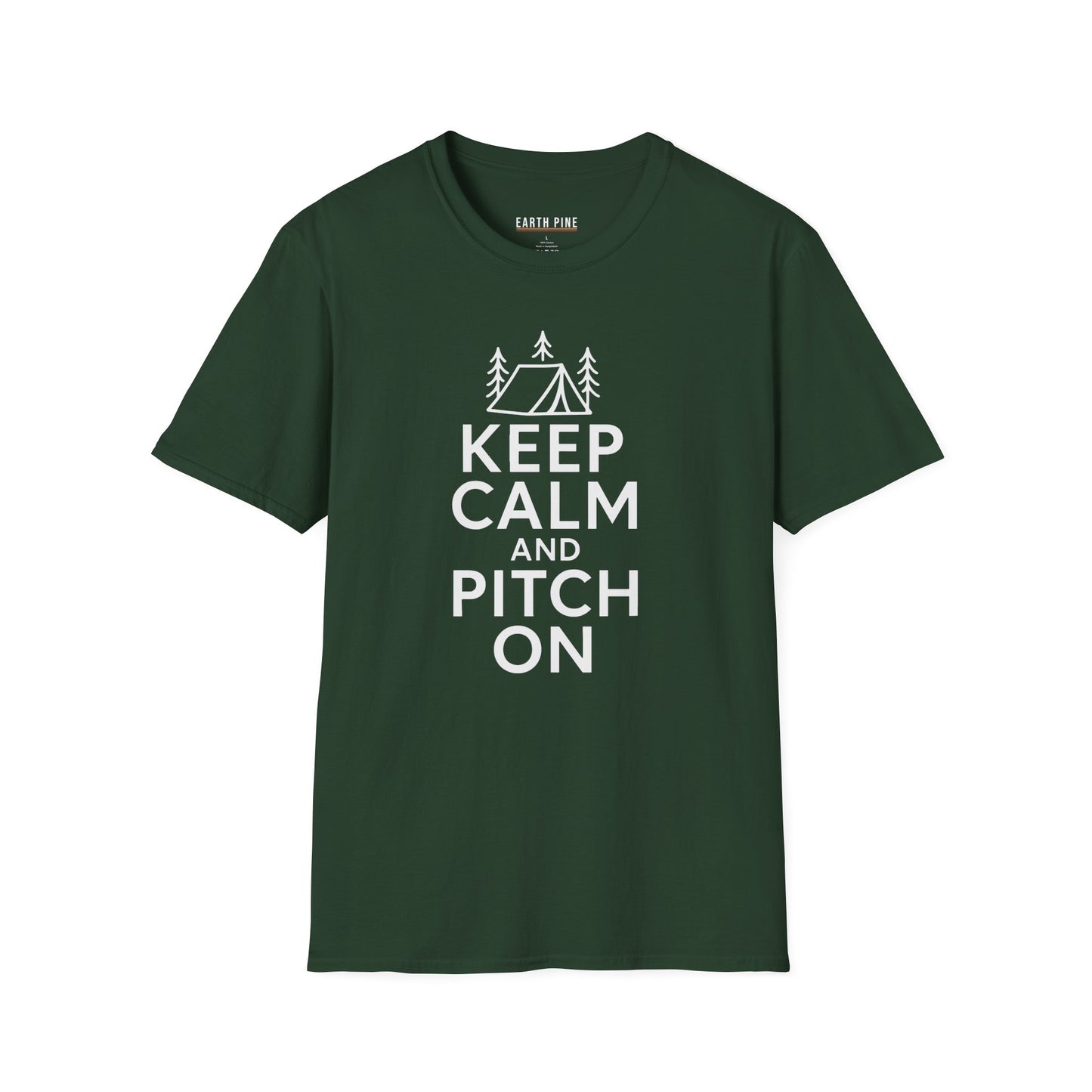 Keep Calm and Pitch on T-Shirt