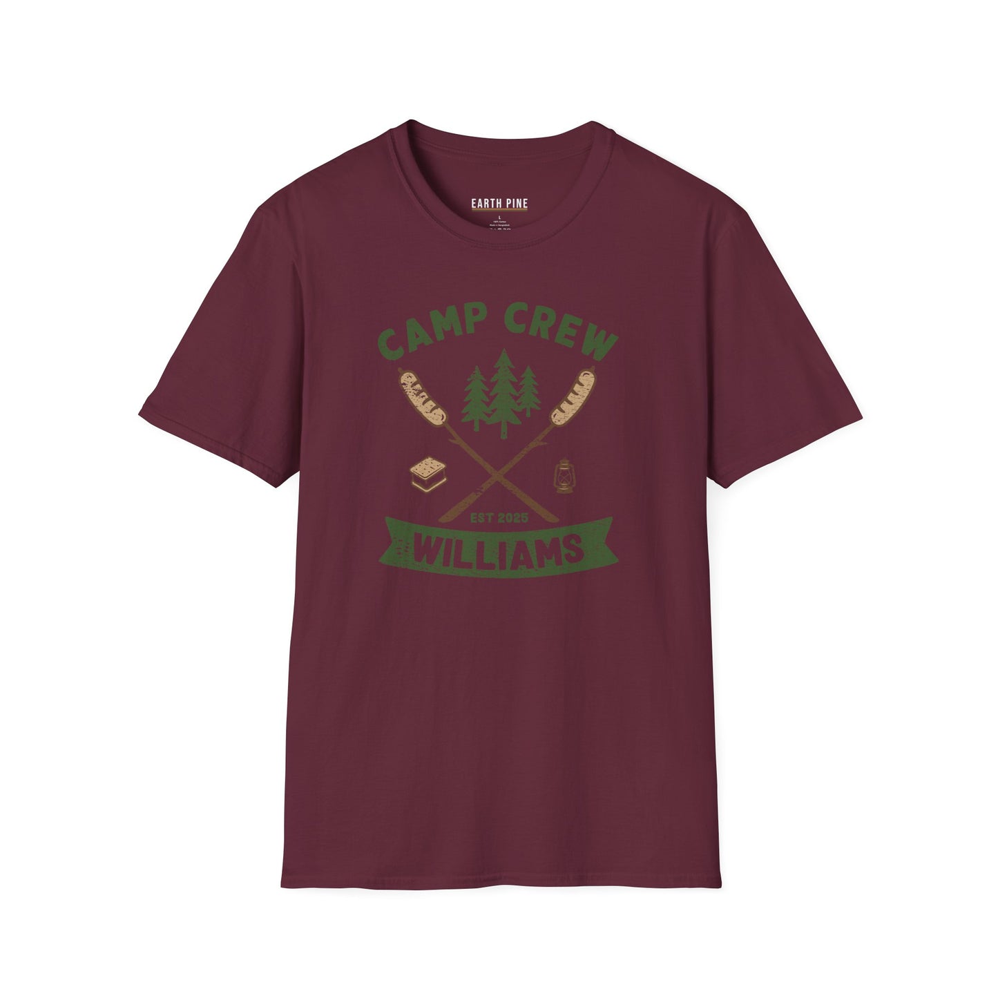 Personalized Camp Crew T-Shirt