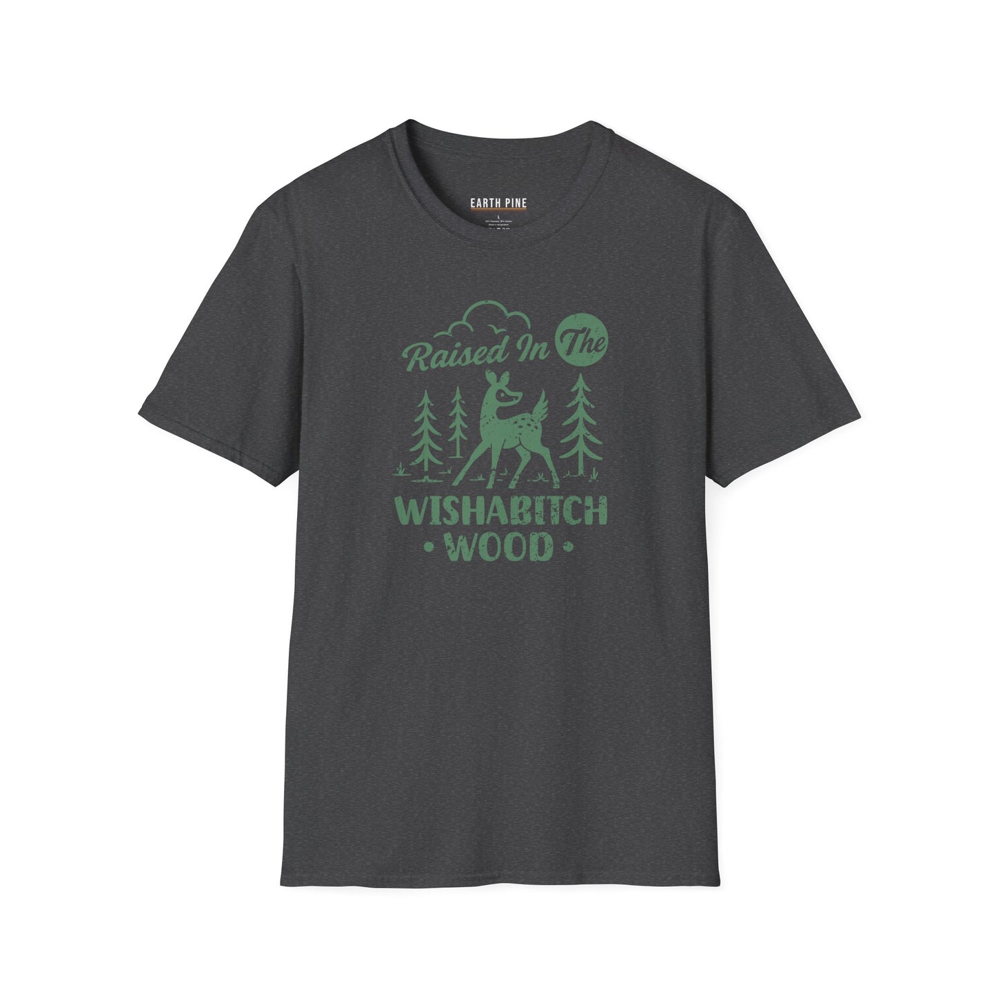 Raised in the Wishabitch Wood T-Shirt