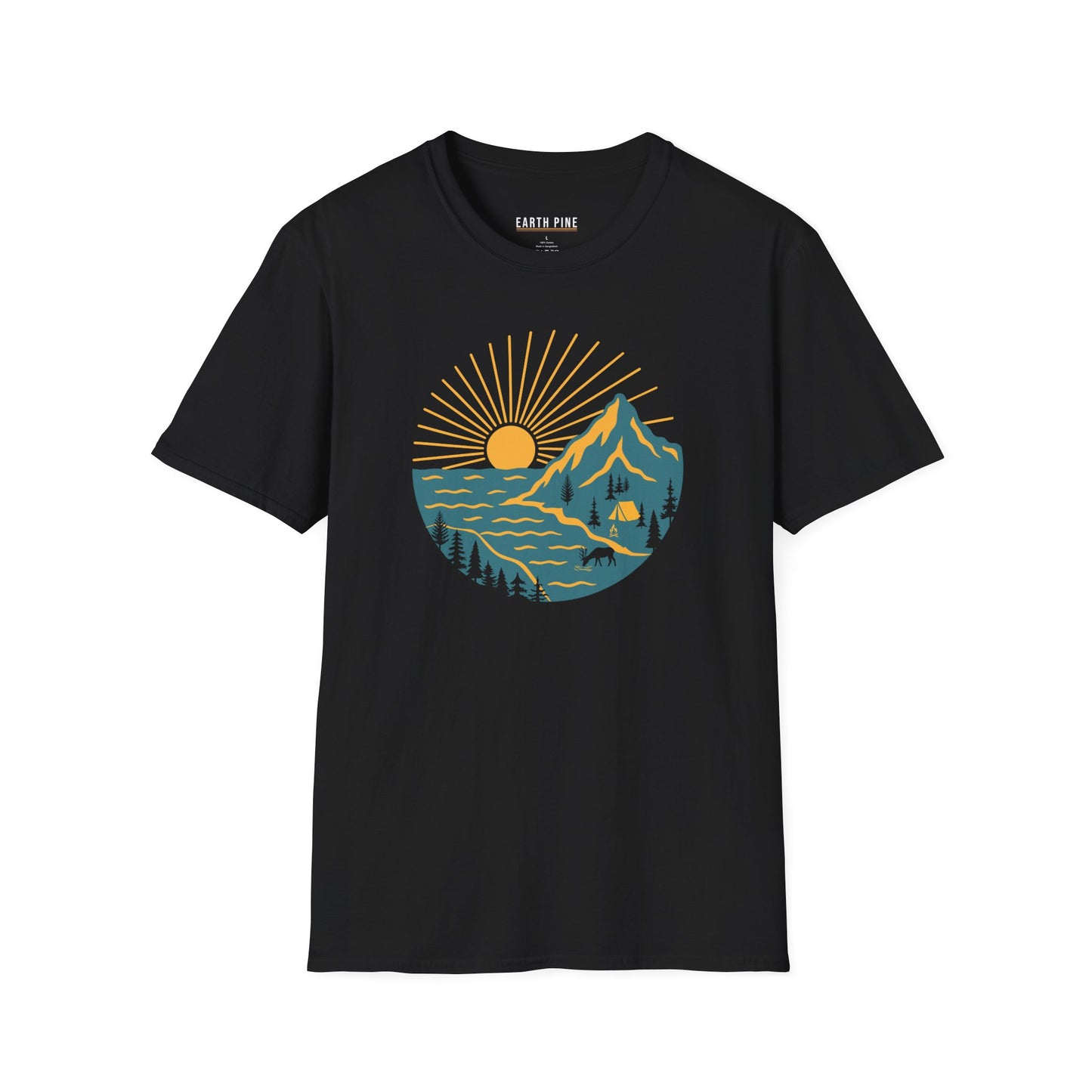 Sunrise Mountain Camping T-Shirt