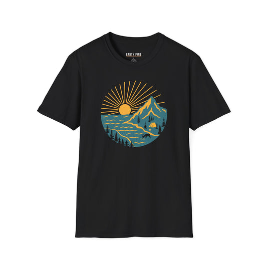 Sunrise Mountain Camping T-Shirt