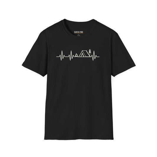 Camping is My Heartbeat T-Shirt