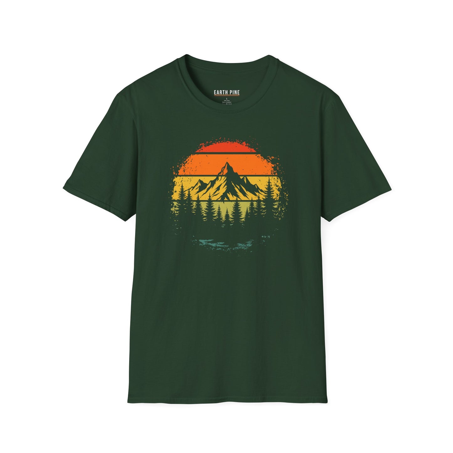 Retro Sunset Mountain T-Shirt
