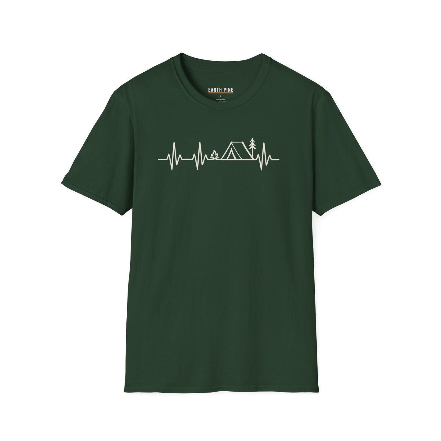 Camping is My Heartbeat T-Shirt