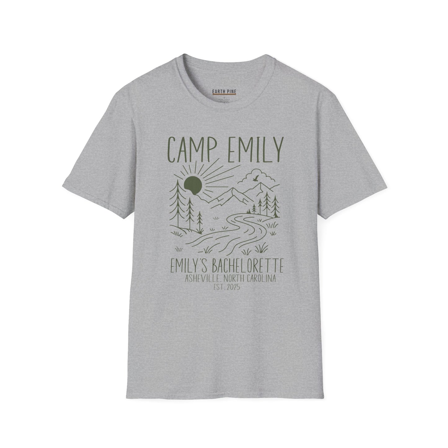 Personalized Bachelorette Camp T-Shirt