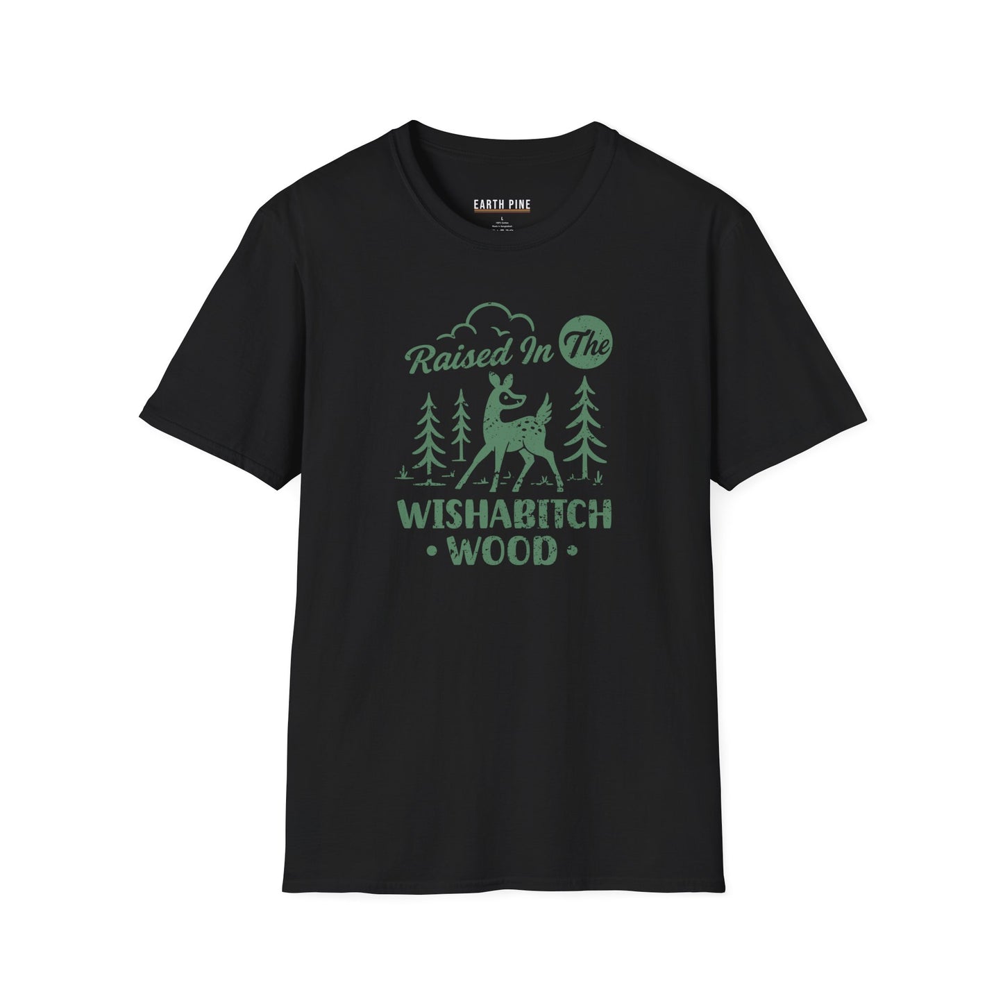 Raised in the Wishabitch Wood T-Shirt